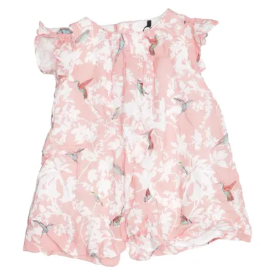 Robe (Rose, Blanc, Multicolore) de Zara BabyGirl Coton, Viscose