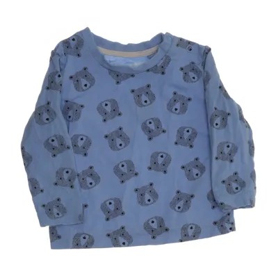 Lange mouwen shirt (Blauw, Meerkleurig) van Lupilu Organisch katoen