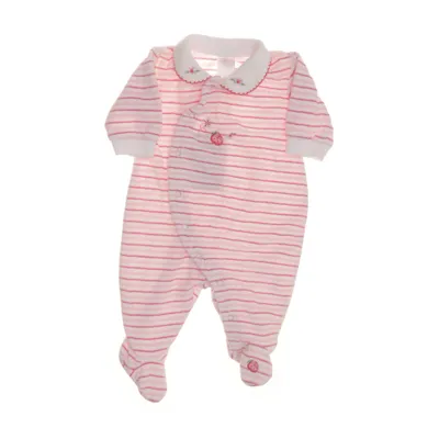Sparkdräkt (Rosa, Vit) från Baby Bomull, Polyester