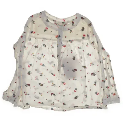 Blouse (Wit, Meerkleurig) van Bonpoint Katoen