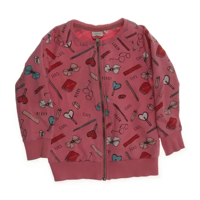 Kofta (Rosa, Flerfärgad) från Name It Elastan, Ekologisk bomull