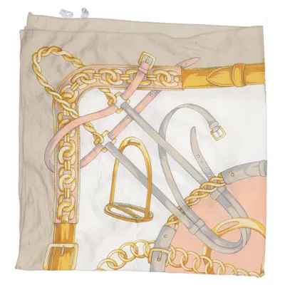 Neckerchief (Beige, Gold, Multicolored) from Nordiska Kompaniet Polyester