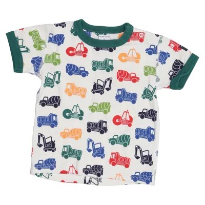 T-shirt (White, Multicolored) from Polarn O. Pyret Cotton