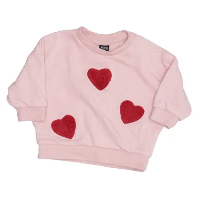 Sweatshirt (Pink) fra Mini Bomuld, Polyester