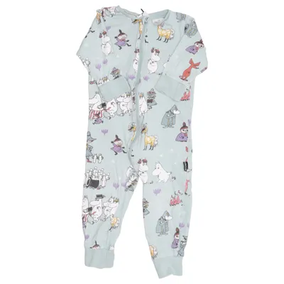 Rompers (Blue, Multicolored) from Moomin by Lindex Cotton