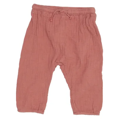 Pantalon de pyjama (Rouge) de Topomini Coton