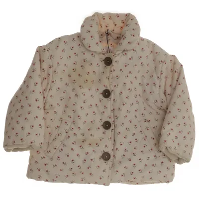 Jakke (Beige, Flerfarvet) fra Zara Bomuld, Viscose