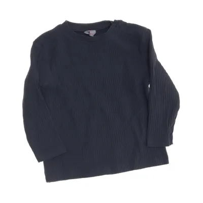 Långärmad t-shirt (Grå) från Hema Elastan, Ekologisk bomull