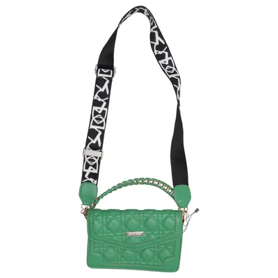 Shoulder-bag (Green, Black, White) from Bruno Rossi