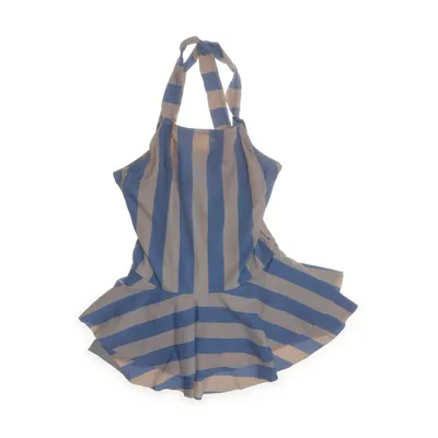 Badpak (Blauw, Beige) van Lindex Elastaan, Polyamide