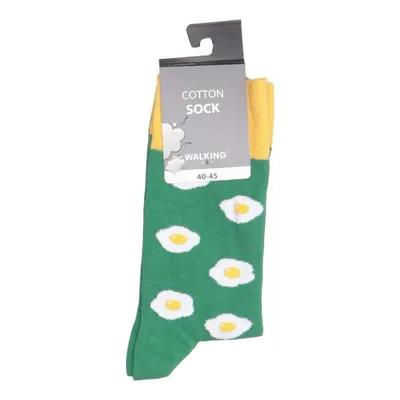 Chaussettes (Vert, Jaune, Multicolore) de Walking Coton