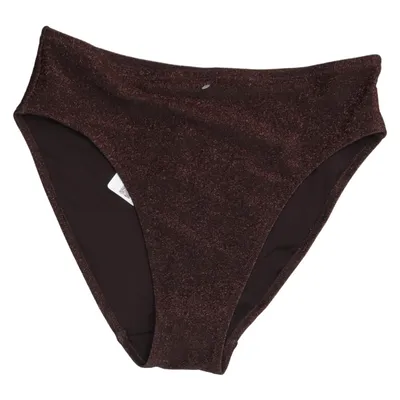 Bikini broekje (Bruin, Goud) van Lindex Elastaan, Polyamide