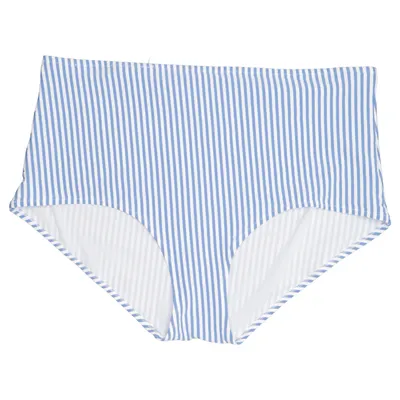 Bikiniunterteil (Blau, Weiß) von XLNT by KappAhl Elasthan, Polyamid, Polyester