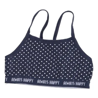 Bralette (Blauw, Wit)