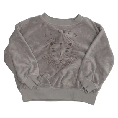 Sweatshirt (Grau) von Rylee + Cru Baumwolle, Polyester