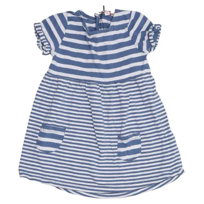 Dress (Blue, White) from Bluezoo Cotton