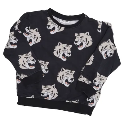 Sweatshirt (Black) from KappAhl Cotton