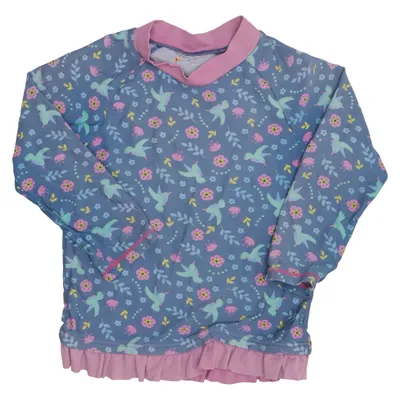 T-shirt de natation (Bleu, Multicolore)