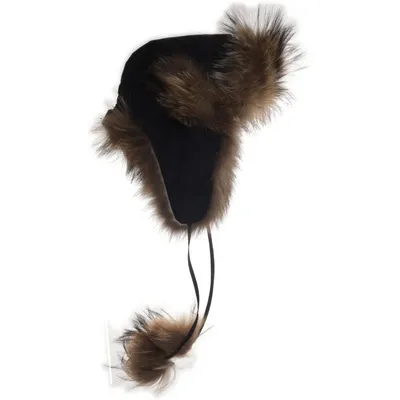 Trapperhatt (Brun, Svart) från Accessories House of Saki Bomull