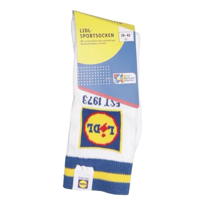Strumpor (Vit, Flerfärgad) från Lidl Bomull, Elastan, Polyamid