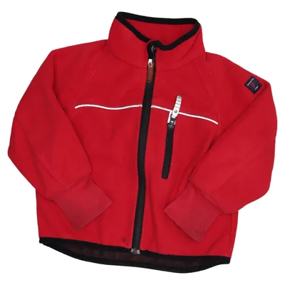 Fleecejacka (Röd, Svart) från Polarn O. Pyret Återvunnen polyester