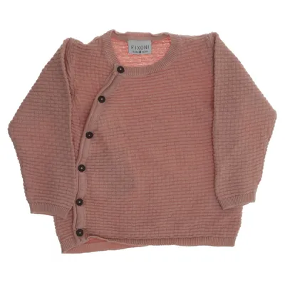Cardigan (Roze) van Fixoni Katoen