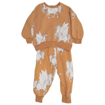 Loungewear (Bruin, Wit) van Mini Rodini Katoen