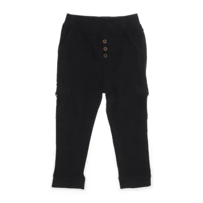 Pantalon cargo (Gris) de Topomini Coton biologique, Polyester