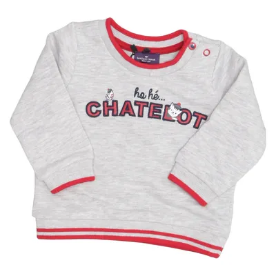 Sweatshirt (Gris, Rouge) de Sergent Major Coton, Viscose