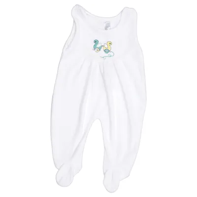 Salopette (Blanc) de Strickchic Coton, Polyester