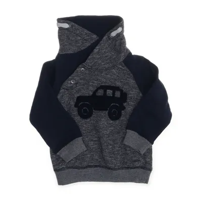 Collegetröja (Blå, Grå) från Topomini Bomull, Polyester