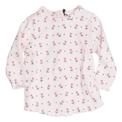 Long sleeve T-shirt (Pink) from Tapeàl'oeil... Cotton, Elastane
