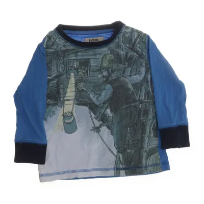 Pajama sweater (Blue, Multicolored) from Pettson och Findus