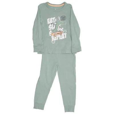 Pyjama (Groen) van Mothercare Katoen, Elastaan