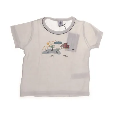 T-shirt (Vit, Flerfärgad) från Petit Bateau Bomull