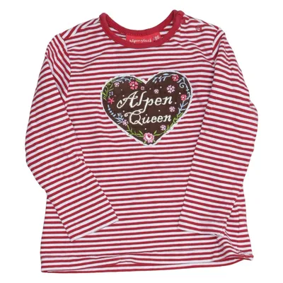 T-shirt à manches longues (Rouge, Blanc) de Bondi Coton, Élasthane