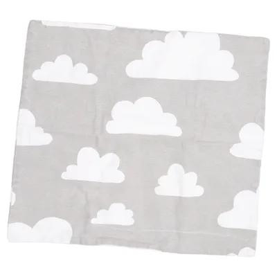 Housse de coussin (Gris, Blanc) de Färg & Form Coton