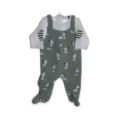 Sparkdräkt (Grön, Vit) från Mayoral Bomull, Elastan