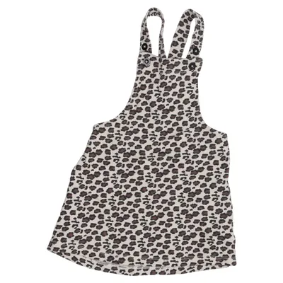 Dungaree dress (Beige, Brown) from ICA I Love Eco Elastane, Organic cotton