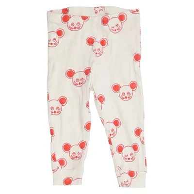 Leggings (Beige, Red) from Mini Rodini Organic cotton