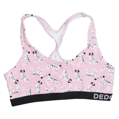 Sports-BH (Pink, Sort, Hvid) fra Dedoles Bomuld, Elastan