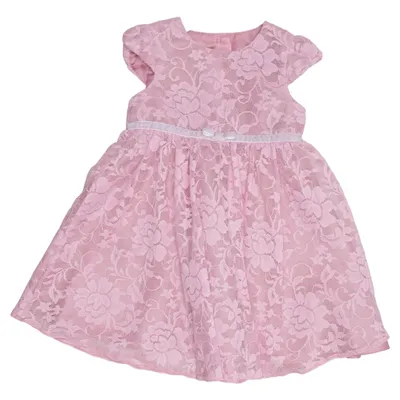 Robe de fille de fleur (Rose) de George Élasthane, Polyester
