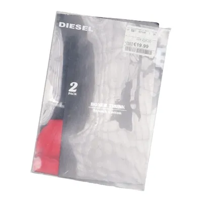 Sous-vêtement (Noir, Rouge) de Diesel Coton, Élasthane