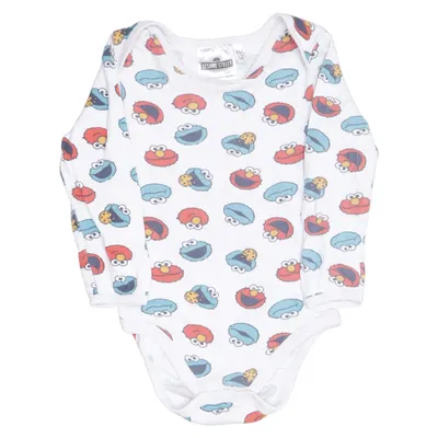 Body (Blanc, Multicolore) de Sesame Street Coton
