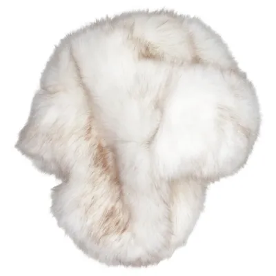 Trapper hat (White, Beige) from Seger Faux fur