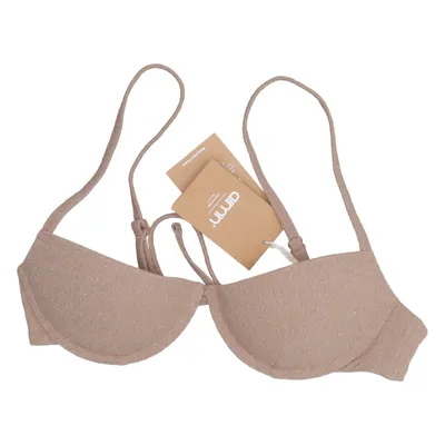 Haut de bikini (Beige) de Aim'n Élasthane, Fibre métallique, Polyamide