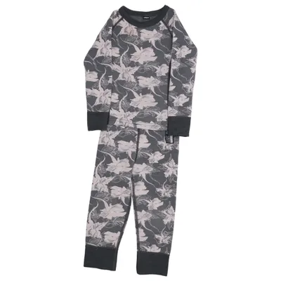 Vêtements thermique (Gris, Rose) de Merino Laine de mouton, Polyamide