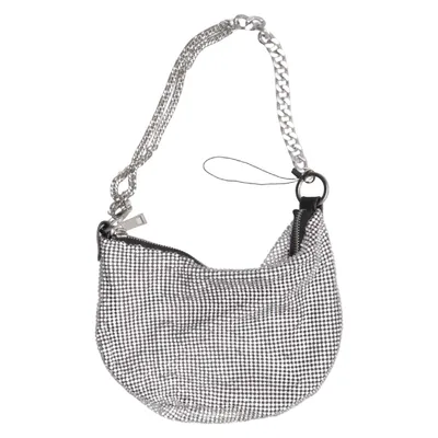 Axelremsväska (Silverfärgad) från Topshop Polyester