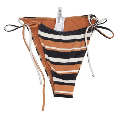 Bikiniunderdel (Brun, Sort, Hvid) fra Forever 21 Elastan, Polyamid, Polyester