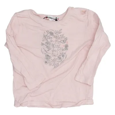 T-shirt à manches longues (Rose) de Bonpoint Coton